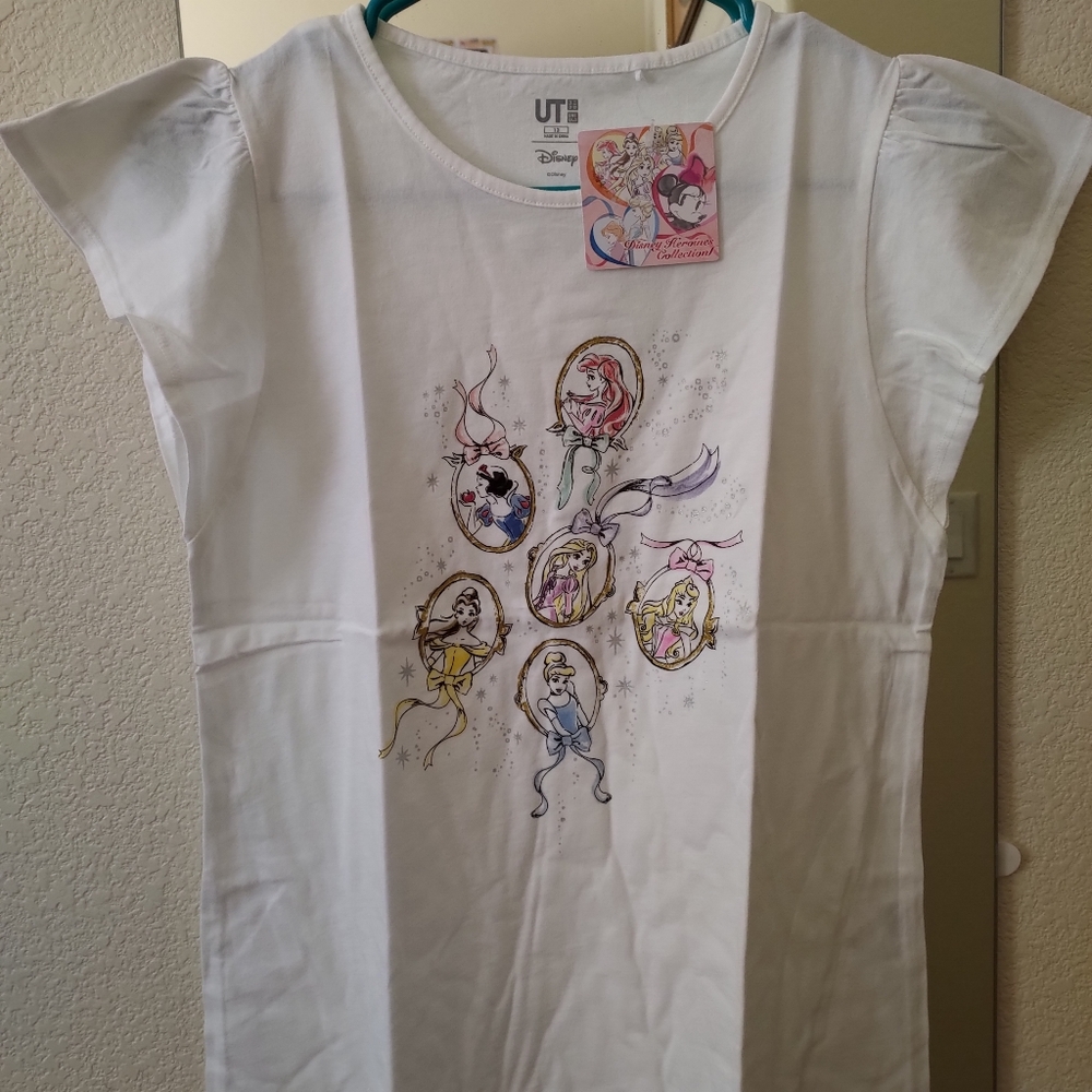 UNIQLO Disney Princesses Size 13 Girls White